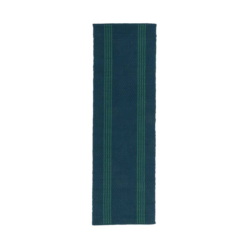 Villa by Classic Home Sorrento Handwoven Performance Stripe Fabric Rug