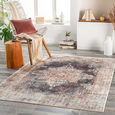 Livabliss Jefferson Traditional Medallion Area Rug