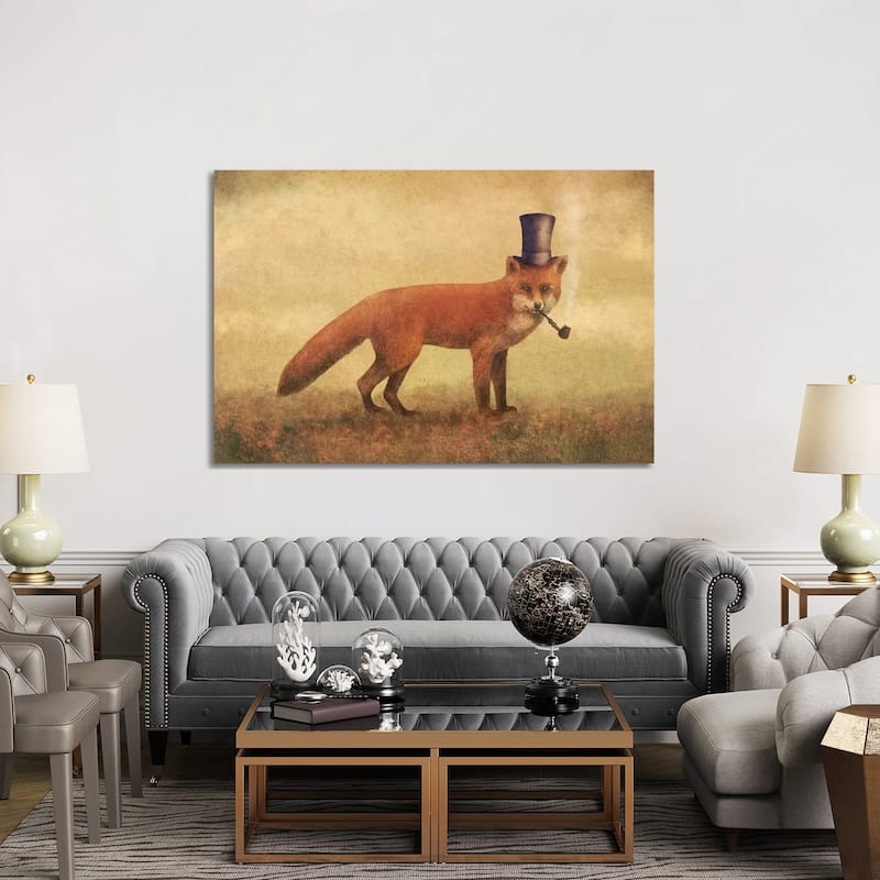 iCanvas "Crazy Like A Fox" by Terry Fan Canvas Print
