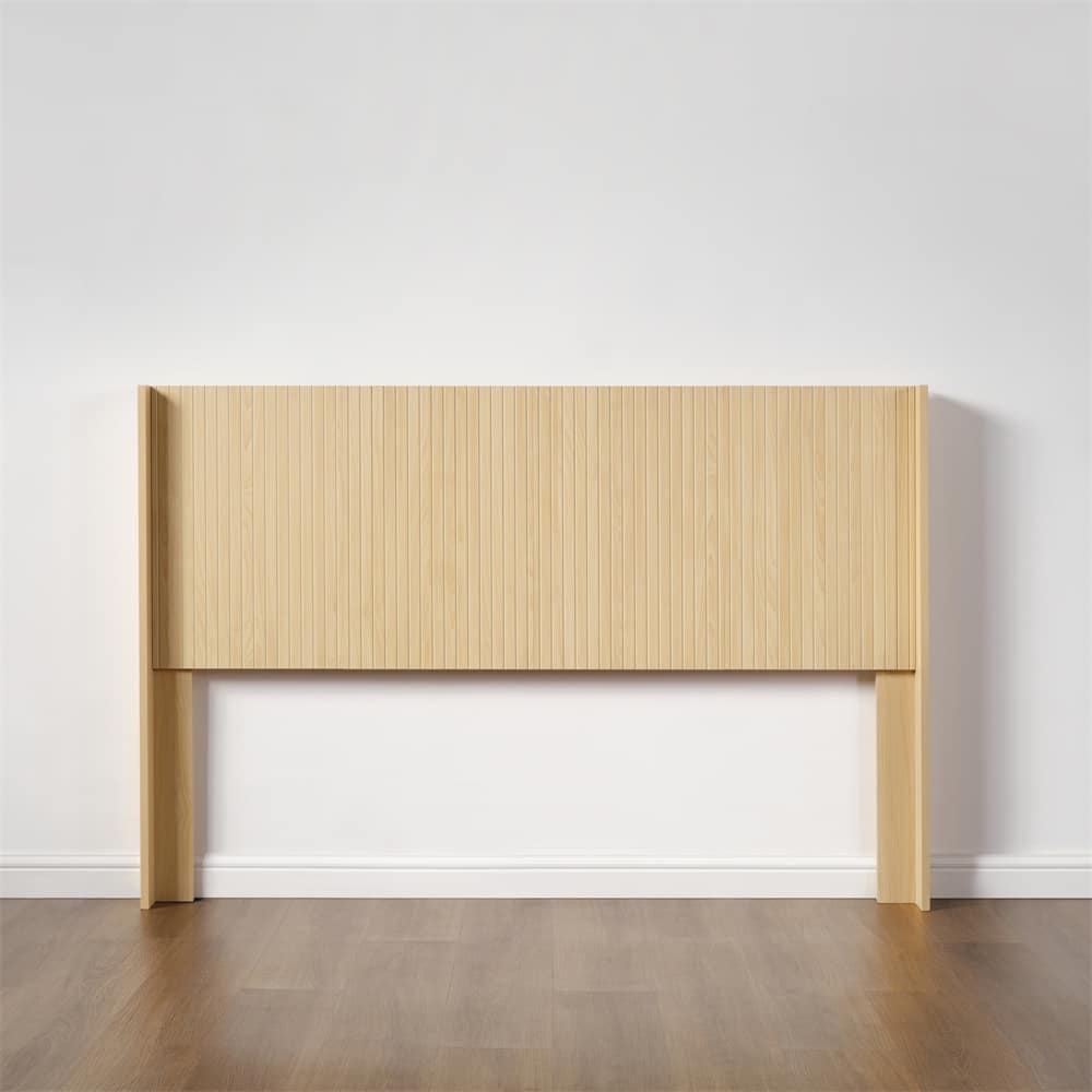 Wood Headboard Queen Size,64.4" Wide Wooden Queen Headboard Only