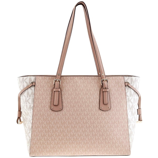 Voyager medium crossgrain leather tote bag shop