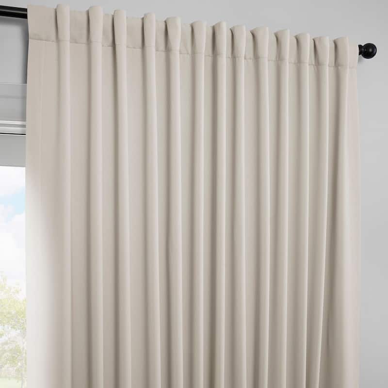Exclusive Fabrics Extra Wide 96-Inch Room Darkening Curtain (1 Panel)
