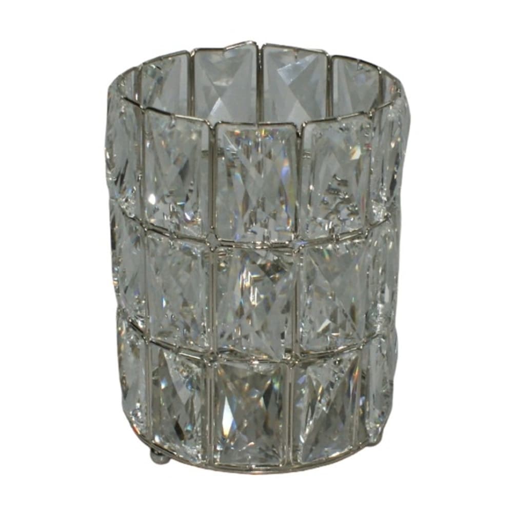 EleganceElegance Crystal Hurricane Candle Holder (Clear) DailyMail