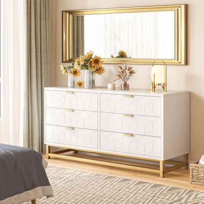 Dresser for Bedroom with 6 Drawer