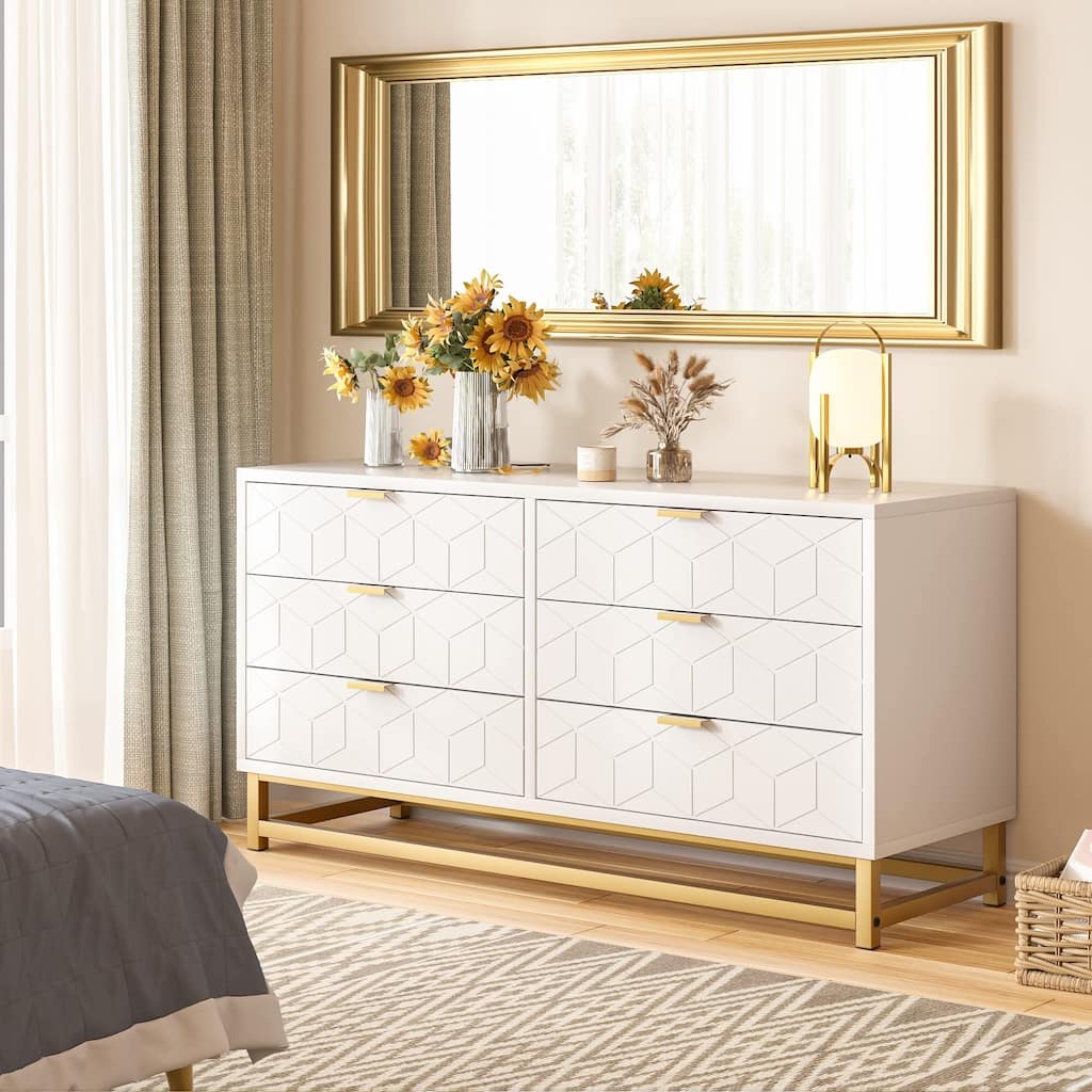 Dresser for Bedroom with 6 Drawer