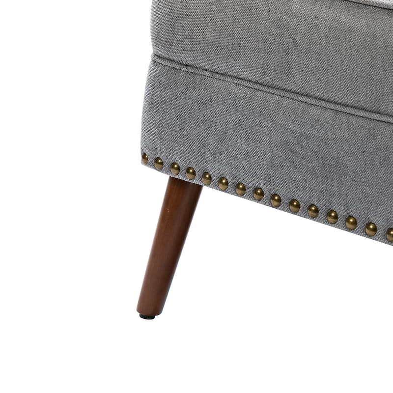 Alpheus Accent Armchair with Tufted Back Set of 2 by HULALA HOME