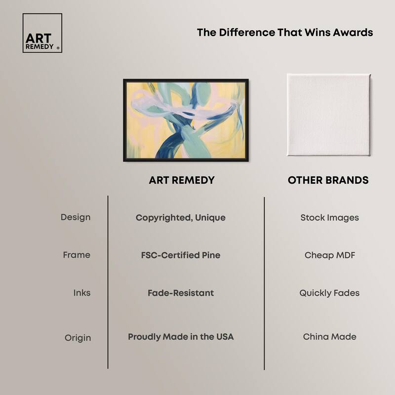 Entangled Embrace II Canvas by Art Remedy