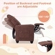preview thumbnail 20 of 19, Costway Kids Recliner with Adjustable Backrest Footrest Cup Holder