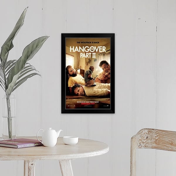 The Hangover Part Ii Movie Poster Black Framed Print On Sale Overstock 30202533