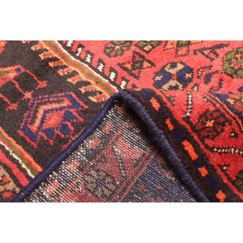 ECARPETGALLERY Hand-knotted Andelz Black Wool Rug - 4'6 x 7'4