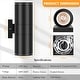 preview thumbnail 8 of 18, IP65 Integrated LED Cylinder Up-Down Wall Light, 12W Modern Outdoor Porch Light