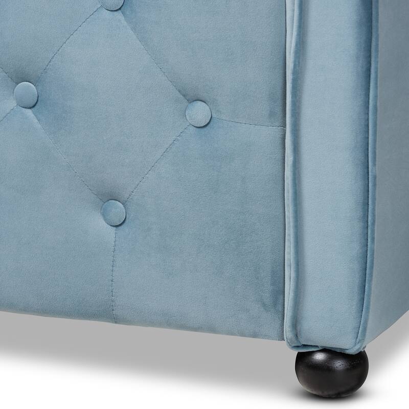 Silver Orchid Raag Transitional Contemporary Daybed