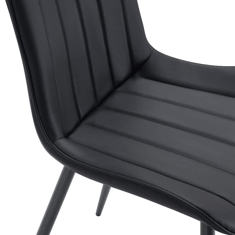 Extended Seat Cushion Dining Chair Set - Four Pieces