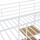 preview thumbnail 38 of 38, Full Size Metal Loft Bed with Bulit-in Desk and Stool, Heavy Duty Loft Bedframe with Cabinet and Open Storage Shelves for Kids