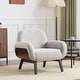 preview thumbnail 26 of 34, Christopher Knight Home -Daniel Solid Wood And Fabric Armchair