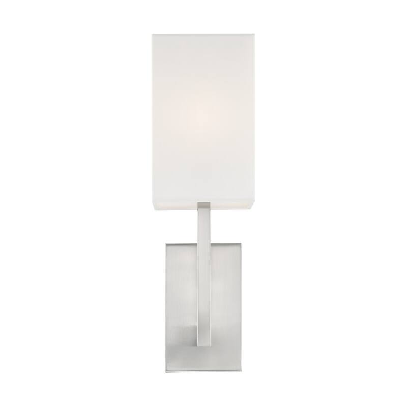 Livex Lighting Hayworth Single Light 20" Tall Wall Sconce with Fabric