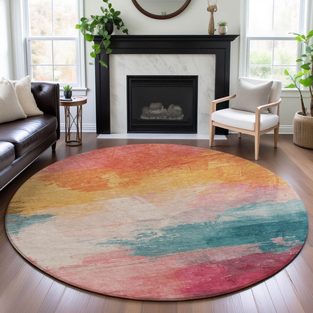 Premium Washable Super Soft Abstract Ombre Mayfield Rug