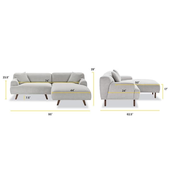 Poly and Bark Sectional Sofa Bed Bath & Beyond 31917625