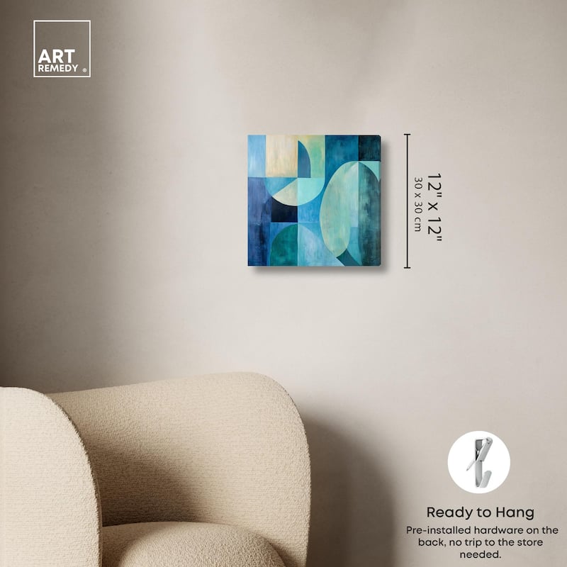 Color Blocks II Canvas by Art Remedy, Gallery Wrapped