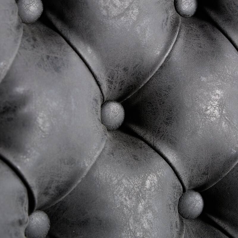 GDF Studio - Riveton Modern PU Upholstered Swivel Bar Stools with Tufted Backs (Set of 2)