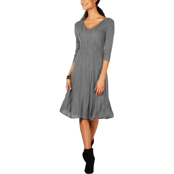 connected apparel sweater dress