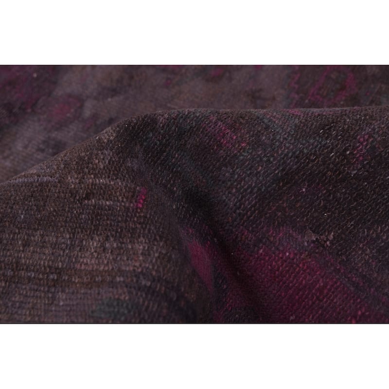 ECARPETGALLERY Hand-knotted Color Transition Charcoal Wool Rug - 3'3 x 6'9