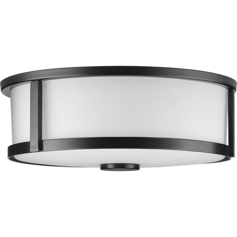 Progress Lighting P350254 Gilliam 2 Light 13" Wide Flush Mount Drum