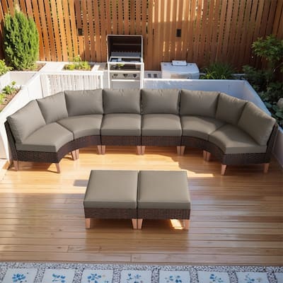 8-Piece Outdoor Patio Conversation Set