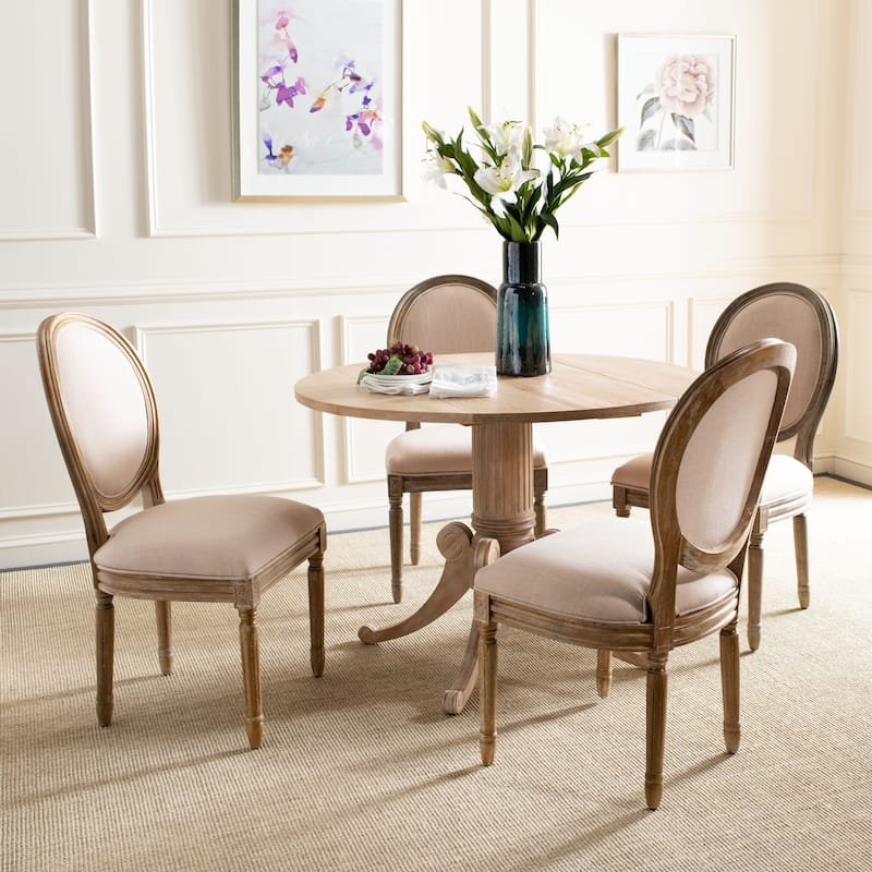 SAFAVIEH Rona Parisian Oval Dining Chair (Set of 2) - 20Wx20Dx39H
