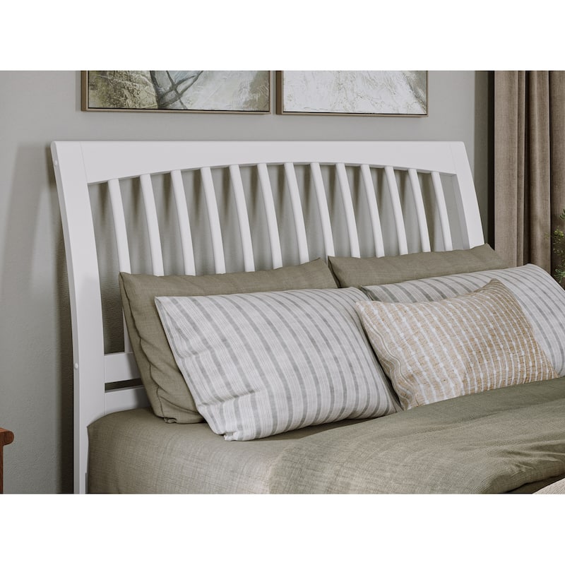 Roslyn Platform Bed with Panel Footboard and Storage Drawers