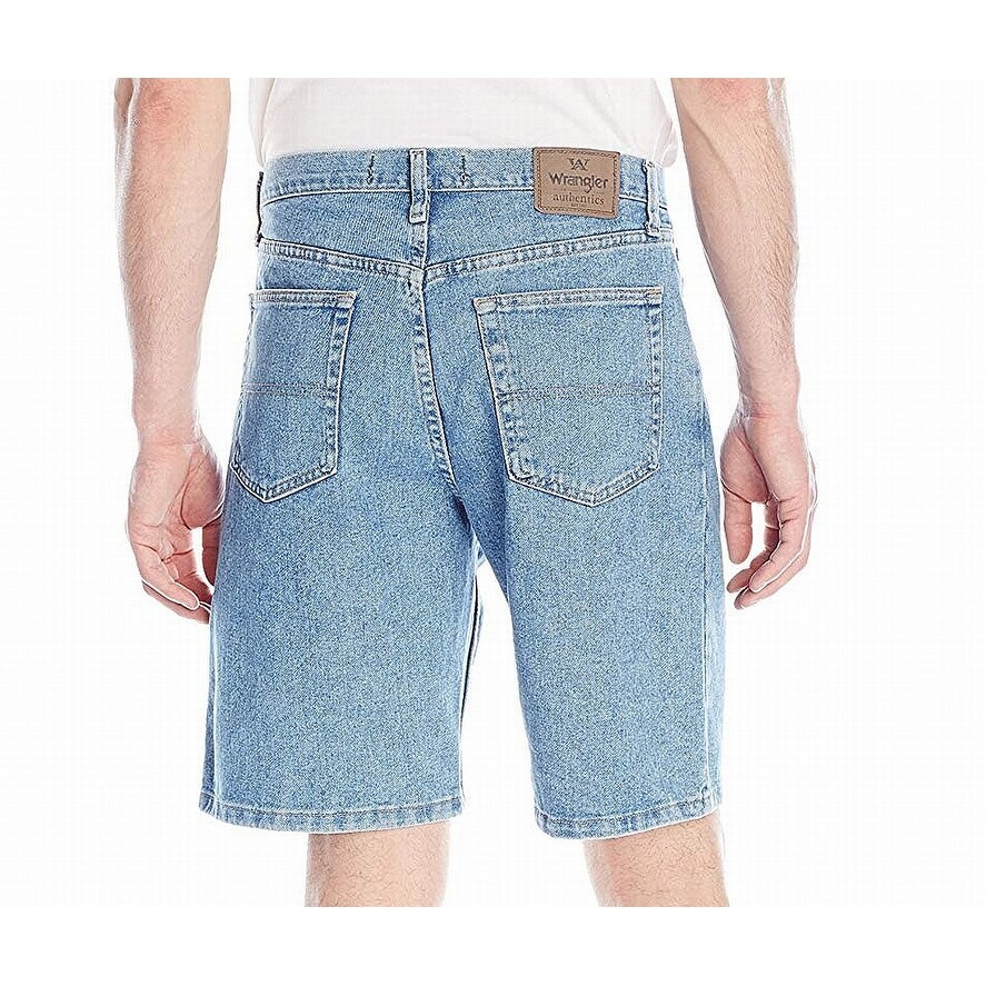 mens wrangler blue jean shorts