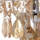 preview thumbnail 5 of 11, River of Goods Solvang Jeweled Metal/Mosaic Base Cascading Crystal Table Lamp - 14"L x 14"W x 25"H