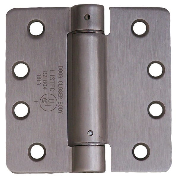 Pamex 4 Inch x 4 Inch Spring 1/4 Inch Radius Corner Mortise Hinge ...
