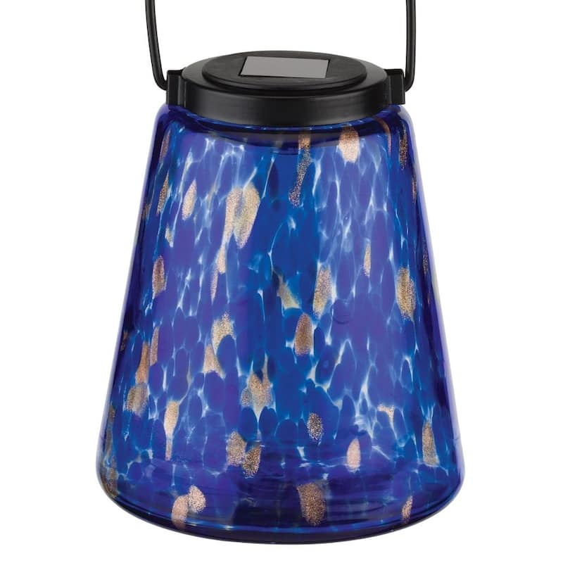 Murano Solar Lantern - Indigo