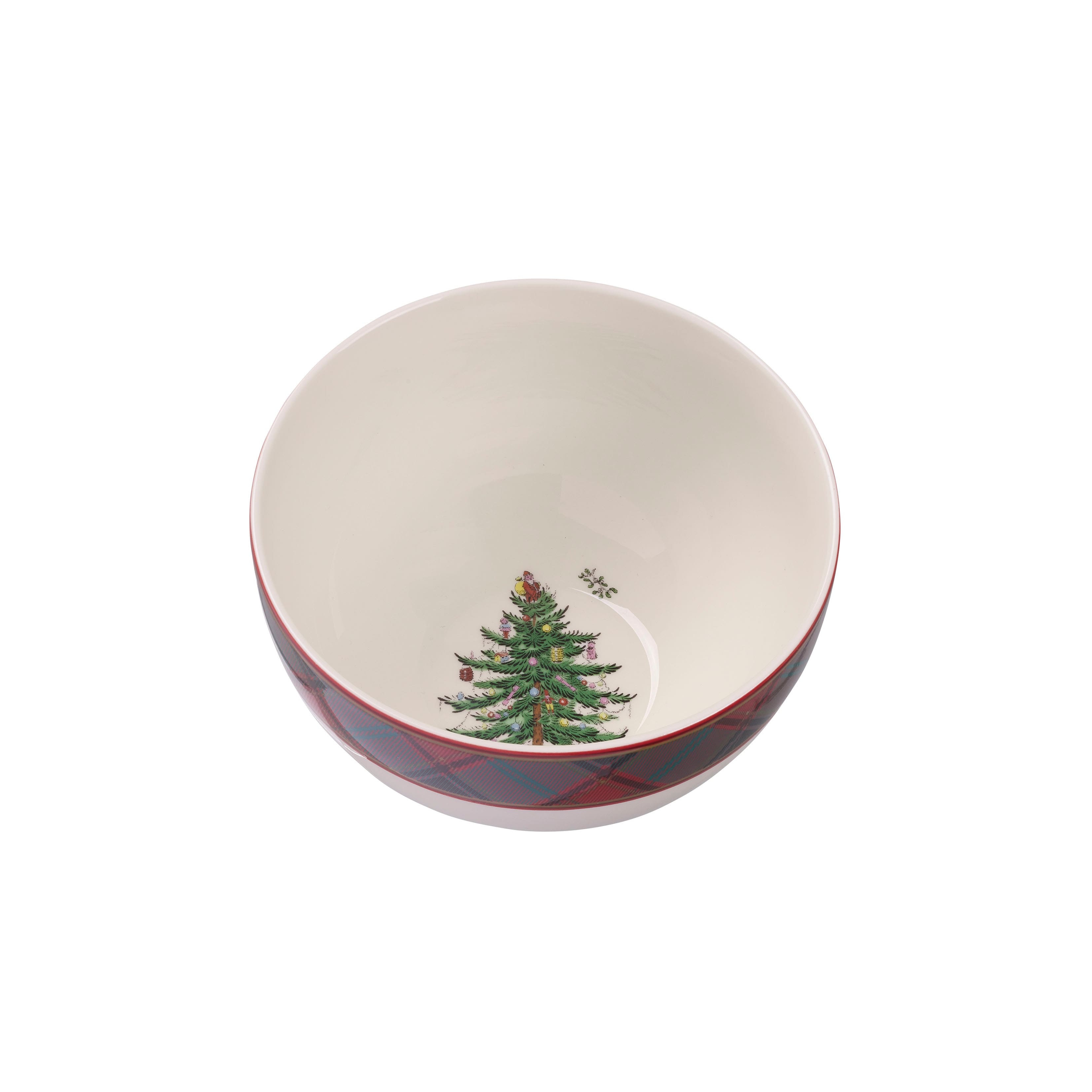Spode Christmas Tree Tartan Rice Bowl - On Sale - Bed Bath & Beyond ...