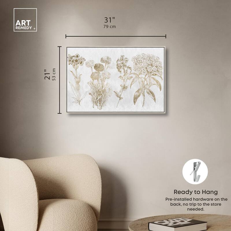 Floral Selection Quad Canvas by Art Remedy