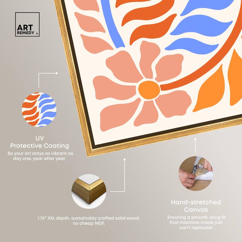 Floral Vine II Canvas by Art Remedy