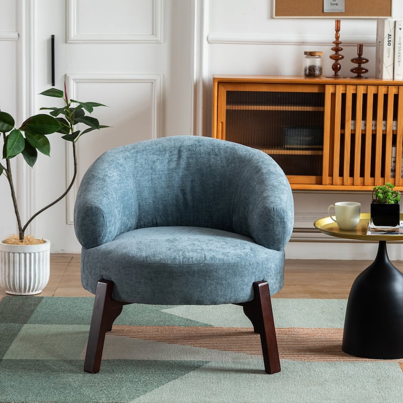 XINMICS Modern Accent Chair Upholstered Armchair for Living Room, Bedroom