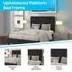 preview thumbnail 35 of 120, Tufted Platform Bed with 10in. Pocket Spring Mattress