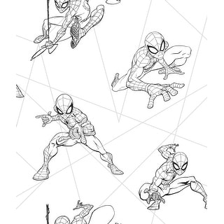 Spider-Man Fracture Black & Grey Wallpaper