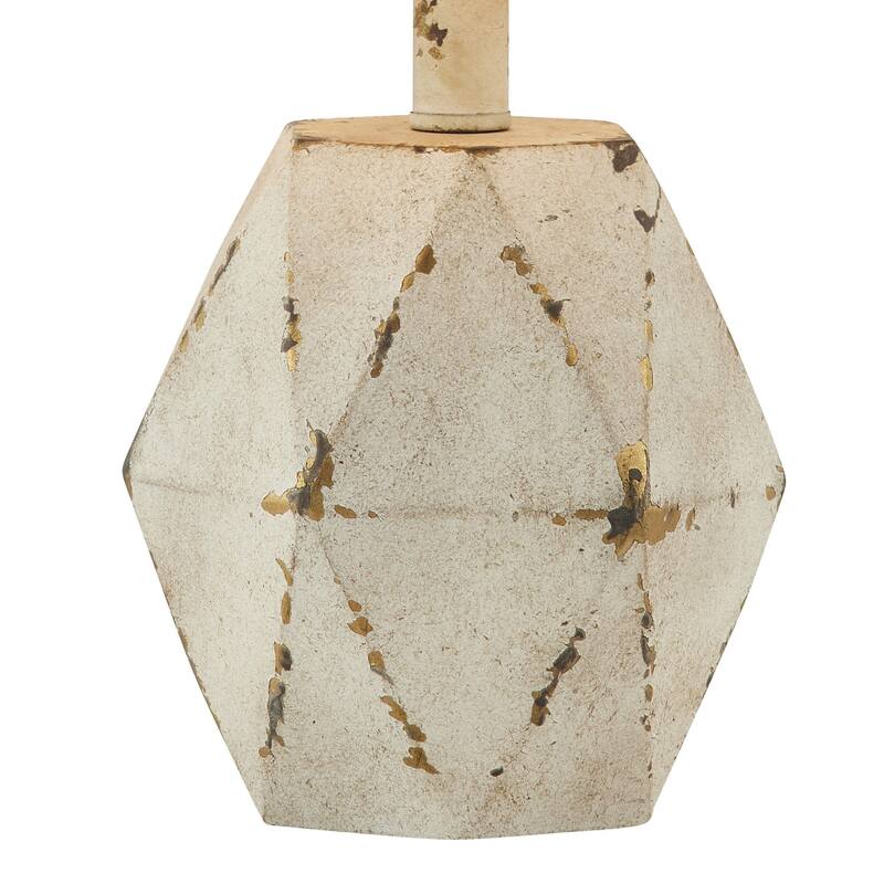 Markham 18" Table Lamps with Linen Shade, White-Washed (Set of 2)