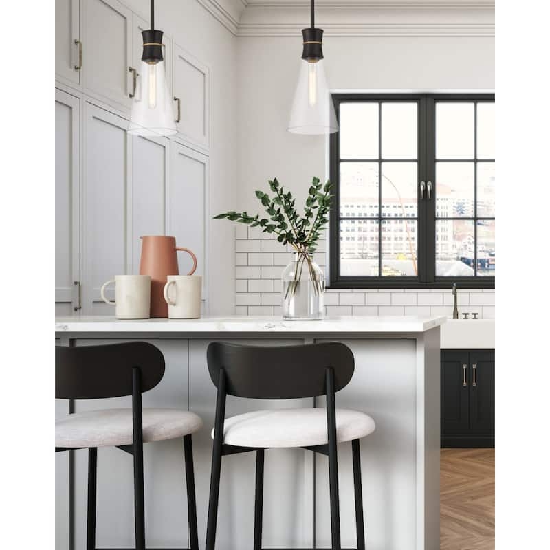 Crystorama Lighting Group QUN-1500 Quinn 7" Wide LED Mini Pendant