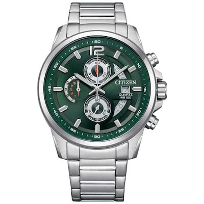 Citizen Men's Classic Green Dial Watch - AN3690-56X - 6 (36)