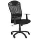 preview thumbnail 3 of 3, Safavieh Shane Black Desk Chair - 24.4" x 21.9" x 42.1"