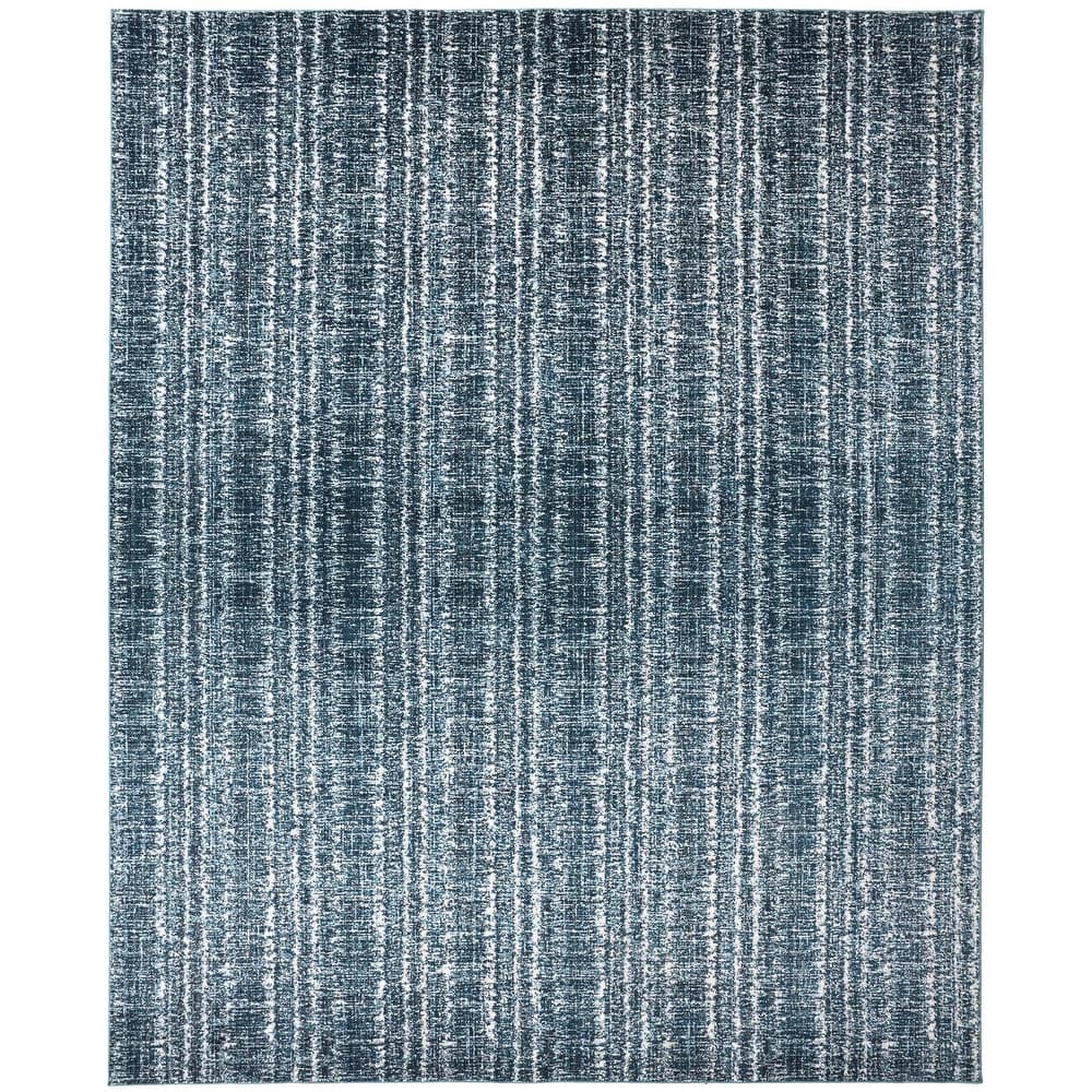 Meera Coastal Inspired Striated Transitional Casual Area Rug