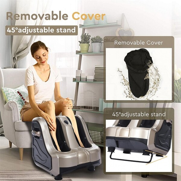 Foot And Calf Massager Machine For Relaxation And Stress
