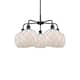 Option Matte Black / White Glass with White Rope