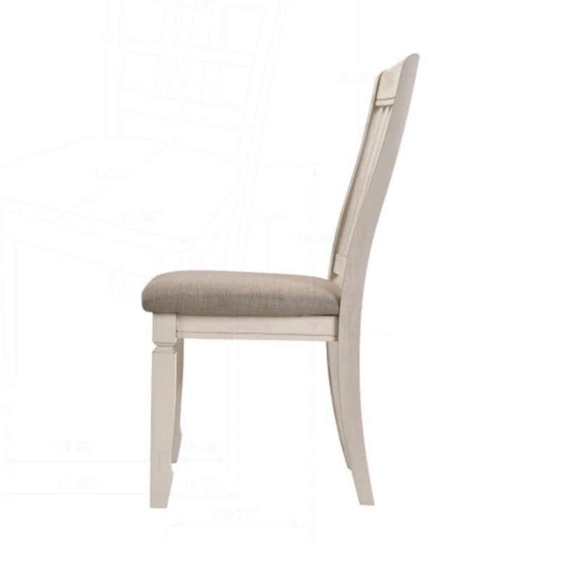 Charming Set of 2 Dining Chairs with Classic Design and Comfortable Seat