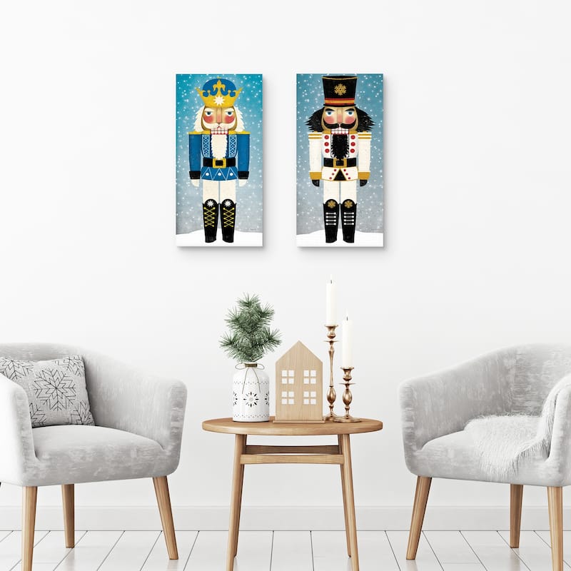 Nutcracker III Bright, IV by Ryan Fowler Canvas Art Print Set