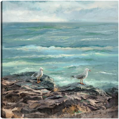 Coastal Duet By Studio Arts Canvas Art Print
